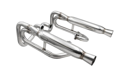 Empi 1-3/8 Inch Stainless Dual Buggy Exhaust without Heater Box - 00-3372-0