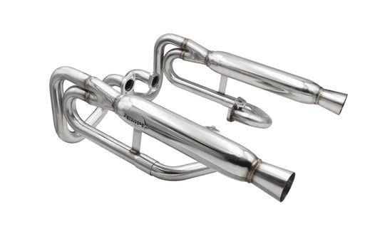 Empi 1-3/8 Inch Stainless Dual Buggy Exhaust without Heater Box - 00-3372-0