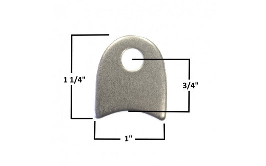 Brake Tab, 5-16 Hole.  Tab-33