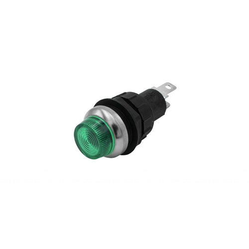 Empi Green 12v Indicator Dash Light - Fits 3/4 Inch Hole - 9375