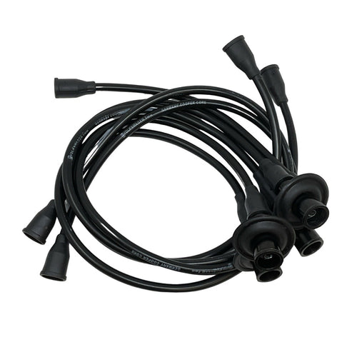 Black Ignition Spark Plug Wires for VW Type 1 Beetle - 111998031A