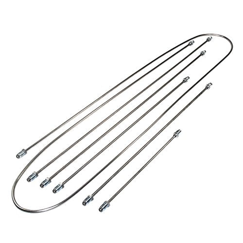 Kuhltek Stainless Steel Brake Line Kit for 69-79 VW Beetle - 113698723S