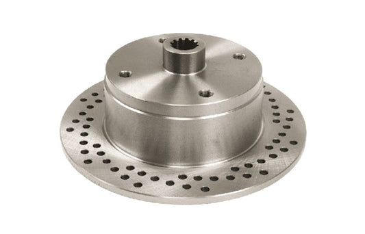 Empi 4x130 Drilled Rear Disc Brake Rotor Long Spline 22-3841-B