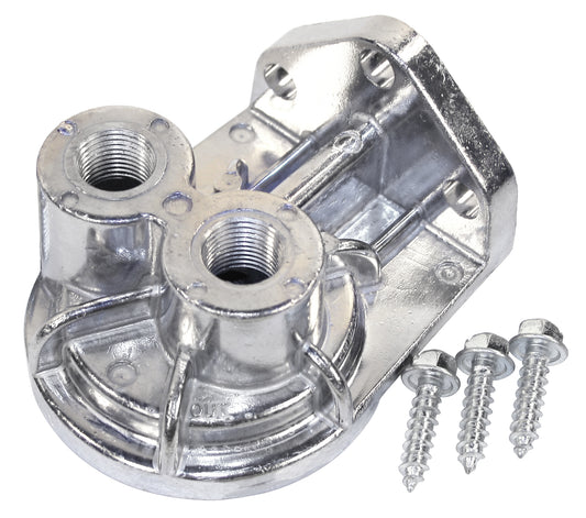 Oil Filter Mount Adapter with Top Ports for External Spin On Filter - 9204