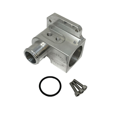 Billet Water Neck Block for 1.5in Hose GM Ecotech 2.0L 2.2L 2.4L L61 LE5 LSJ