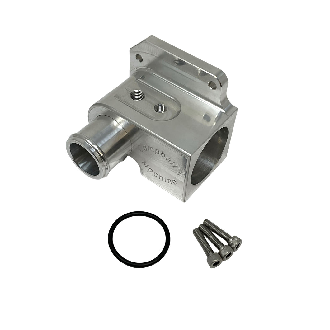 Billet Water Neck Block for 1.5in Hose GM Ecotech 2.0L 2.2L 2.4L L61 LE5 LSJ