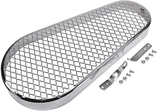 Empi Chrome Mesh Belt Guard for VW Type 1 Engine - 9136