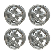 Load image into Gallery viewer, SSP Wheels 5x205mm 15x5.5 Inch ET20 Silver 5 Spoke - 4 Pack - 601009S
