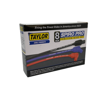Taylor Cable 74691 Blue 8mm Spiro-Pro Spark Plug Wires for Type 1 Beetle
