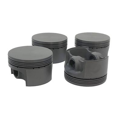 Mahle Forged Pistons 92mm Stroker Flat Top w/Rings 4-Pack 9200-HD-USA