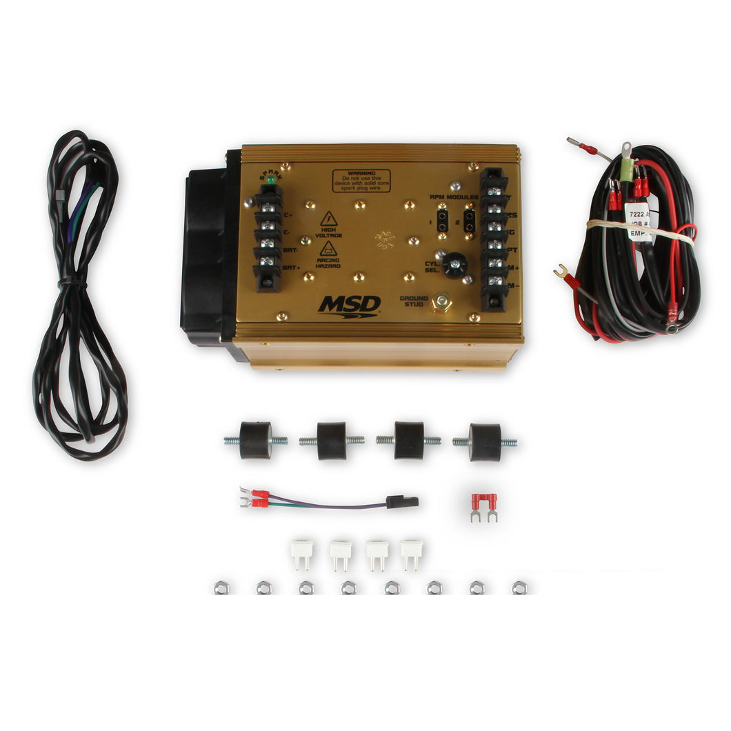 MSD 7AL-2 Plus Ignition Control Box Pro Race 4 6 8-Cyl 7222 
