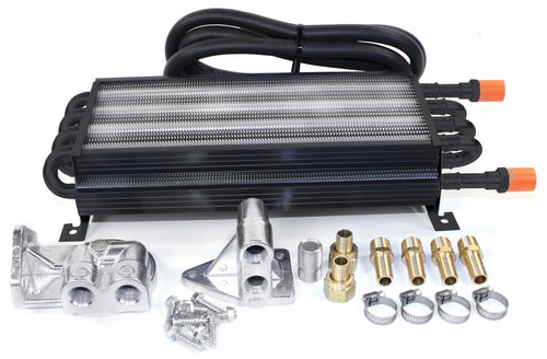 Empi Boxed 8-Pass Oil Cooler Kit with 1/2 Inch NPT Male Threads - 9232