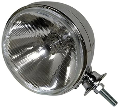 Empi 7 Inch Chrome Headlight With H-4 Halogen Bulb 60/55 Hi/Low Beam W/Pigtail