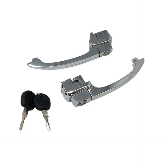 Door Handles Left and Right w/Keys for 1964-66 Beetle 113898205D AC898205D