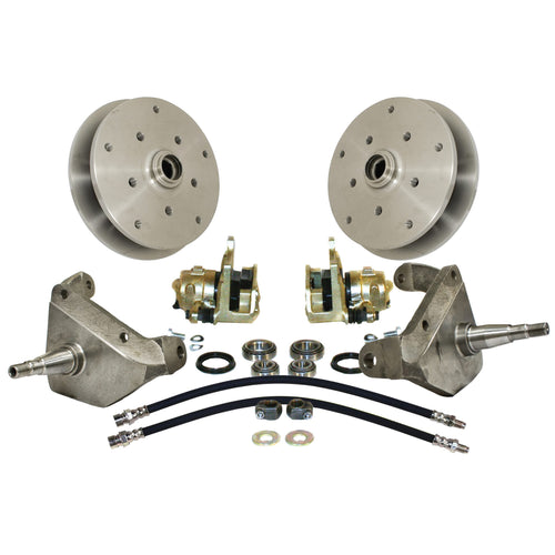 Empi 5x205 Drop Spindle Front Disc Brake Kit for Link Pin Beam - 22-2925