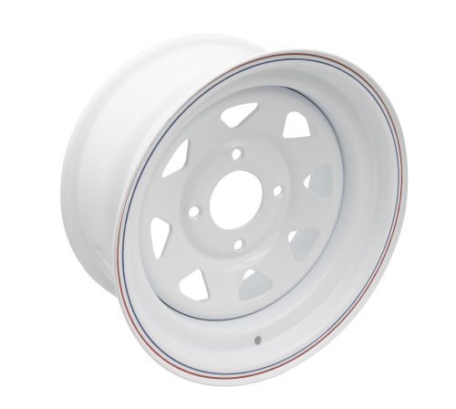 WHITE SPOKE WAGON WHEEL 4 LUG, 15x7" 10-1004-0