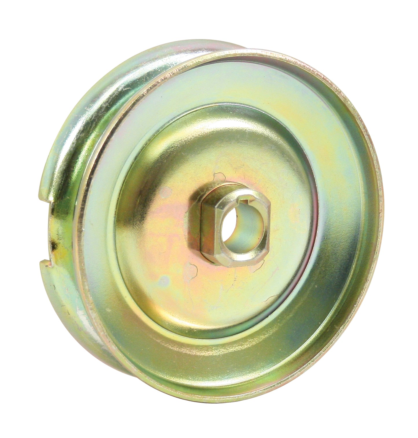 Empi Gold Zinc 12V Alternator or Generator Pulley for VW Type 1 - 0091660