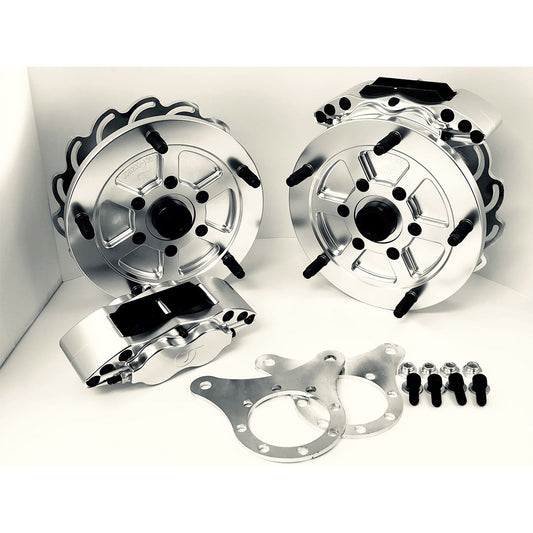 Jamar 5 Lug Rear Disc Brake Kit 4 Piston Long Spline JDB204BB