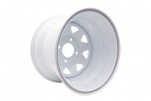 WHITE SPOKE WAGON WHEEL 4 LUG, 15x10" 10-1006-0