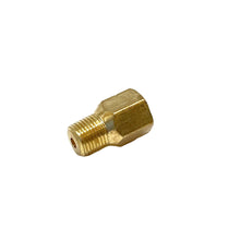 Load image into Gallery viewer, Brass Fitting 1/8 NPT Male to 10mm-1.0 Metric Bubble Flare - Each 181102-1
