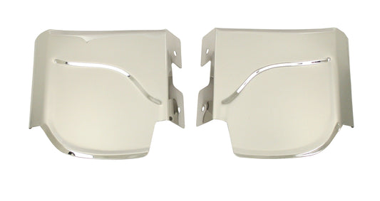 S/STL GRAVEL GUARDS,REAR,PR
