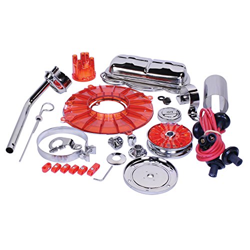 Empi Red Deluxe Engine Chrome Dress Up Kit for VW Type 1 - 8653