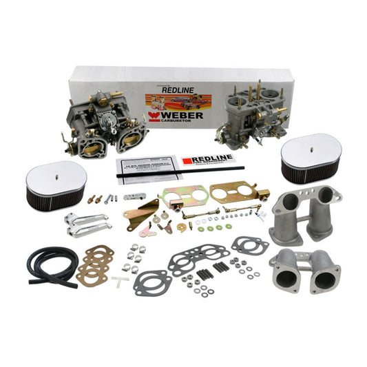 Weber Redline K1295 Dual 44 IDF Carburetor Kit for 1.7-2.0L Type 4 Bus Porsche