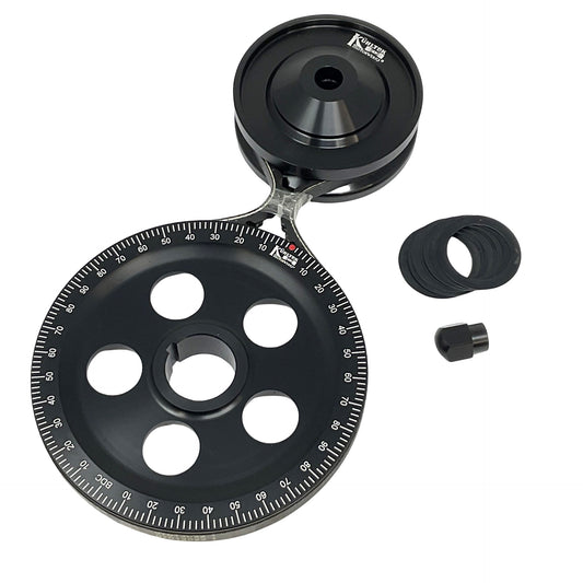 Kuhltek Red Dot Billet Black Pulley Kit for 1950-79 Beetle - AC903013