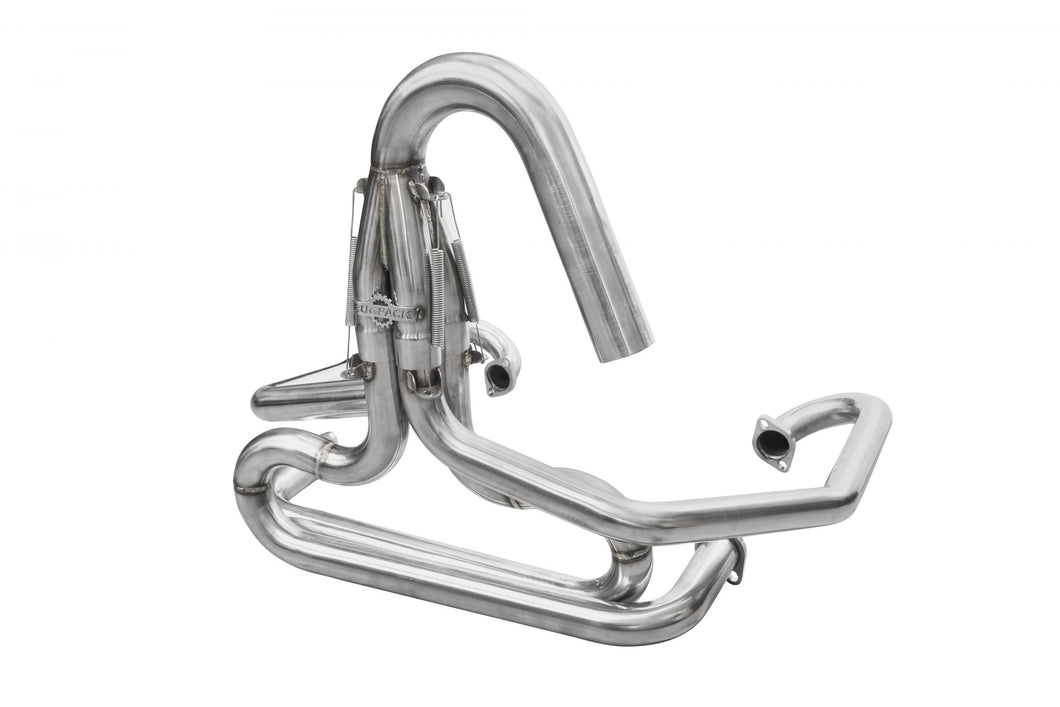 Bugpack 1-5/8 Inch Stainless Off Road Exhaust w/U-Bend Collector - B2-0461-2