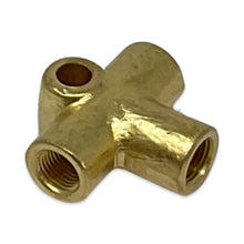 Load image into Gallery viewer, M10-1.0 Brass Brake Line Tee OE Style Rear Left - 803611755
