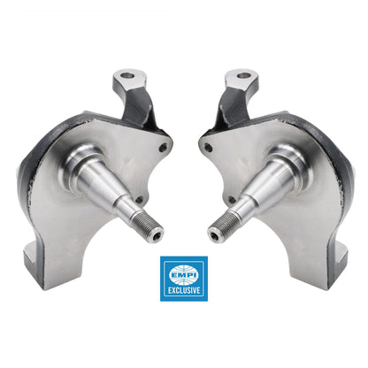 Empi Forged 2.5 inch Drop BJ Spindles for 66-77 Beetle Disc Brakes 22-3955-0