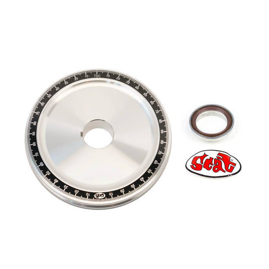 Scat Billet Aluminum Degree Crank Pulley w/Sand Seal - 80347