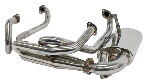 Stainless Steel Sideflow Exhaust System for VW Type 1 Engines - 00-3762-0