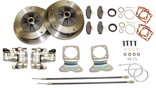 Empi 5x205 Zero Offset Rear Disc Brake Kit with E-brake for Swing Axle - 22-2905