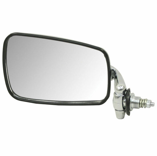 Empi Left Mirror for 68-79 VW Type 1 Sedan - Black Trim - 98-2015-B