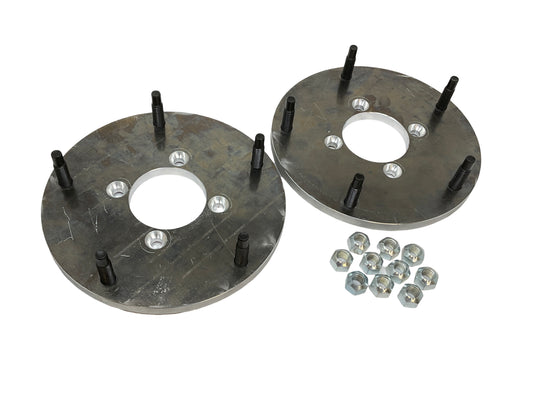 Wide 5 10.25 Wheel to 4x130mm Drum Billet 6061-T6 5/8 Wheel Adapters Pair