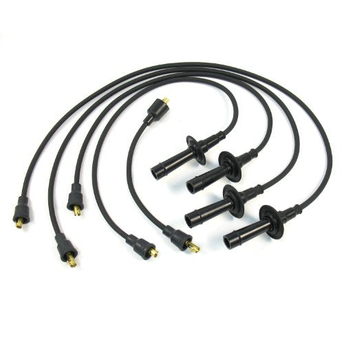 Pertronix Black 7mm Plug Wires for 4 Cyl VW w/Large Plug Ends - 704101