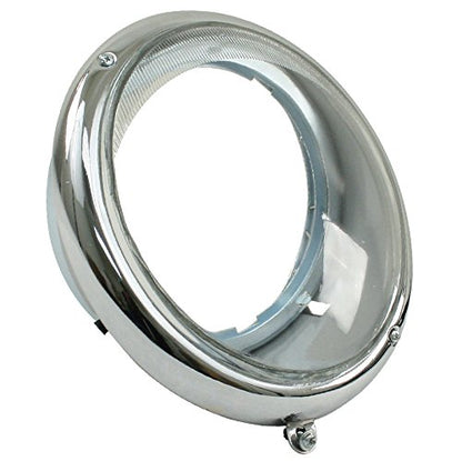 Empi Headlight Housing w/Lens for 46-66 VW Type 1 - Each - 98-1063-B