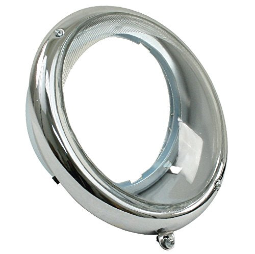 Empi Headlight Housing w/Lens for 46-66 VW Type 1 - Each - 98-1063-B