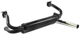 Empi 1-3/8 Inch Black Single Tip Exhaust for VW Type 1 Beetle - 0034870