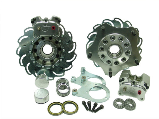 Jamar 5x205 Billet Front Disc Brake Kit for Combo Spindles - JDB300COMB