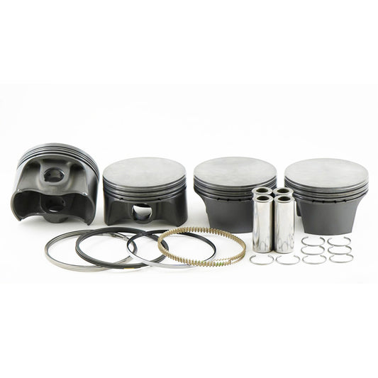 Mahle Forged Pistons 94mm Stroker Flat Top w/Rings - 4 Pack - 930285900