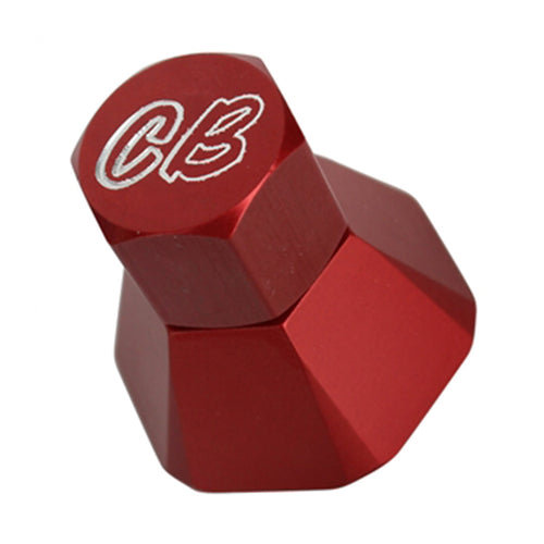 CB Performance Red Billet Alternator Pulley Nut and Spacer - 1872