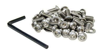 Empi 6mm Stainless Button Head Screws for Shroud Tins - 34 Pack - 17-2960