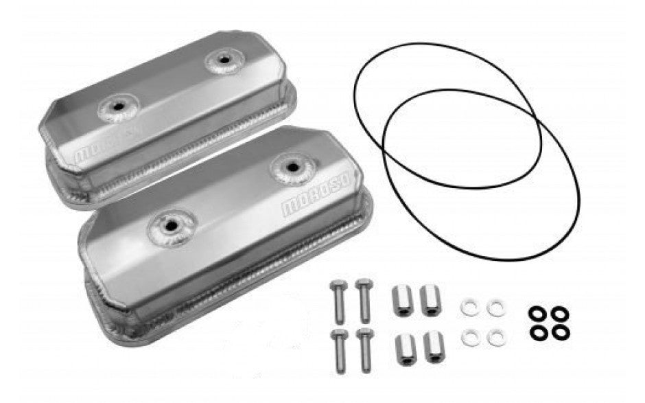 Moroso Aluminum Valve Covers for VW Beetle w/Breather Bungs 00-8853-0