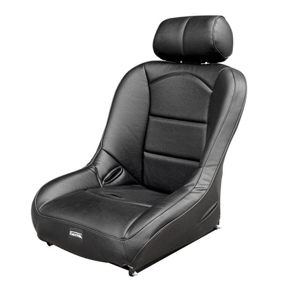 Race Trim Wide Low Back Seat Black Vinyl - Each - 62-2768-0