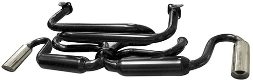 Empi 1-1/2 Inch Black Tuck Away Dual Exhaust for VW Type 1 Beetle - 0036020