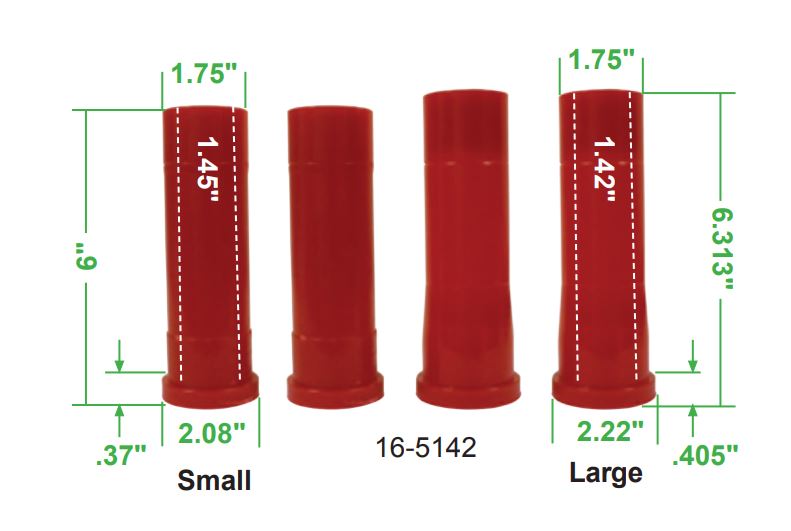 Empi Urethane Axle Beam Bushing Kit for Ball Joint VW Type 1 Beetle - 16-5142