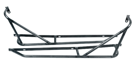Empi Hi Mount Baja Side Bars in Raw Steel for VW Type 1 Baja Bug - 0038390