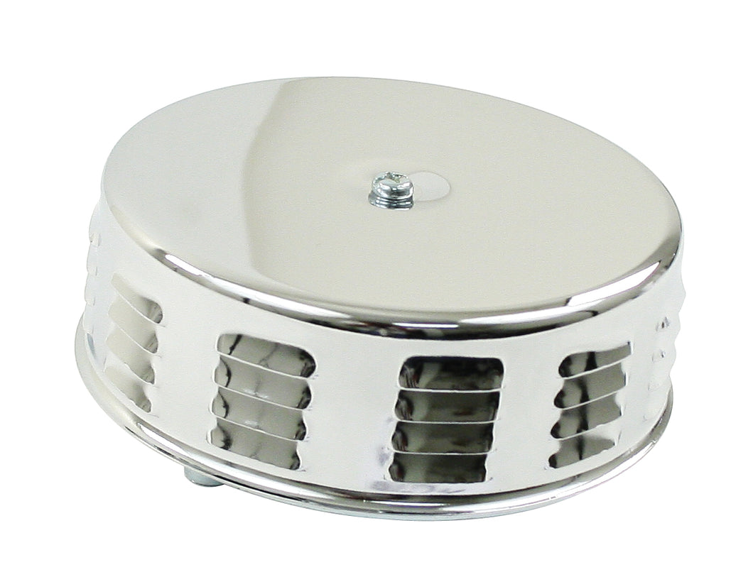 Empi Chrome Louvered Air Cleaner for Solex PICT Carbs - 2 Inch Inlet - 8674